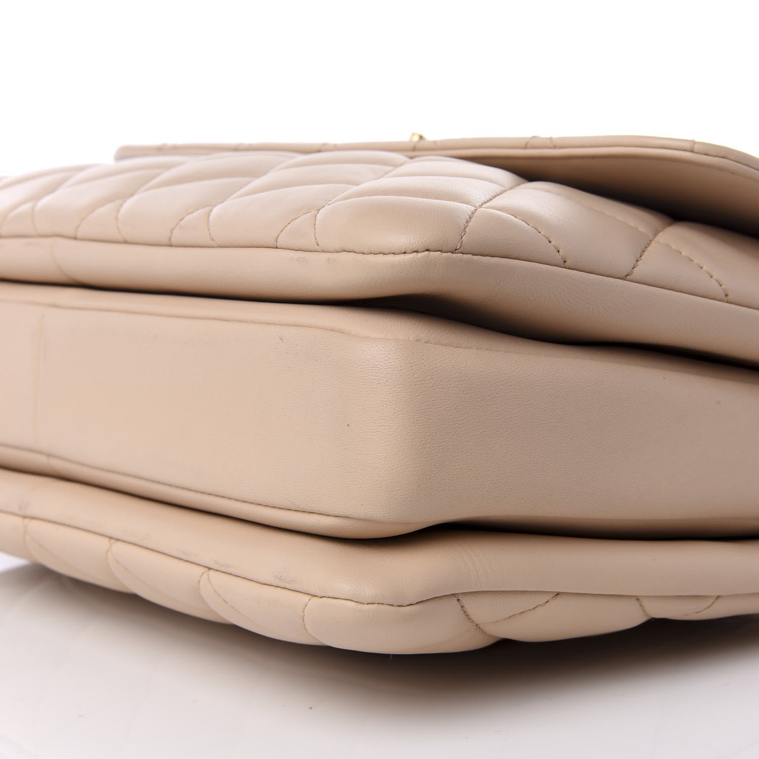 Chanel Lambskin Quilted Medium Trendy CC Flap Dual Handle Bag Beige 6 of 8