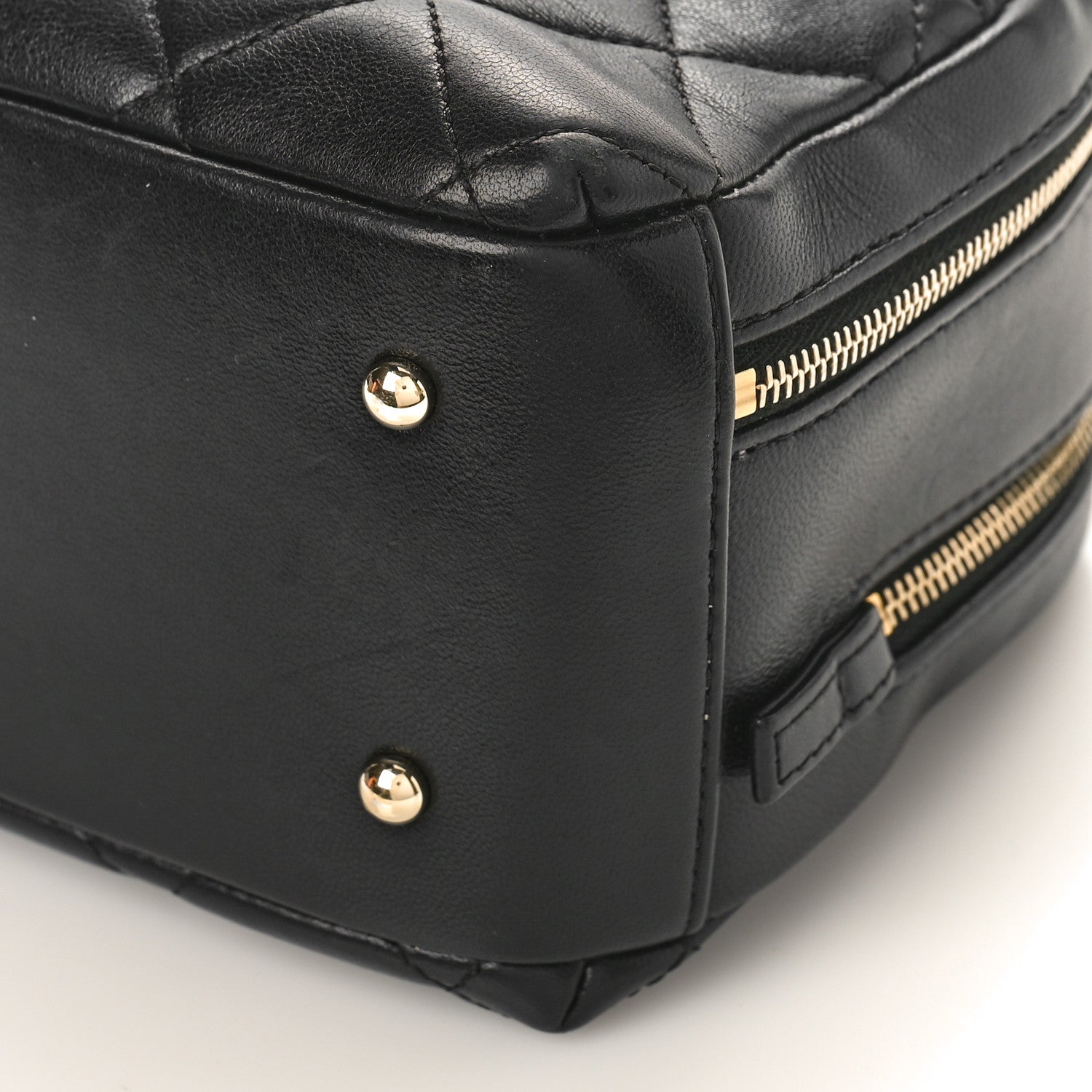 Chanel Lambskin Quilted Small Trendy CC Bowling Bag Black 10 of 10