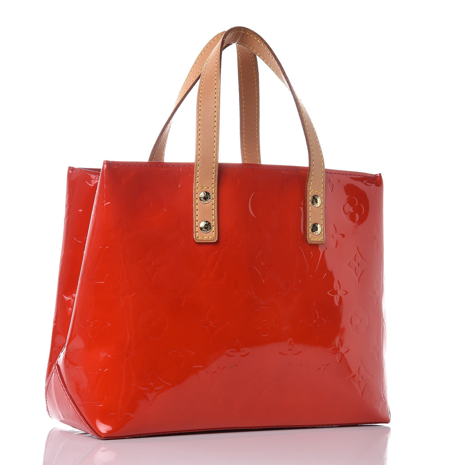 Louis Vuitton Vernis Reade PM Rouge 3 of 15