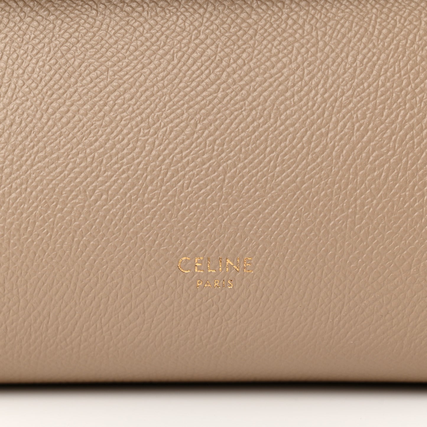 Grained Calfskin Nano Belt Bag Light Taupe
