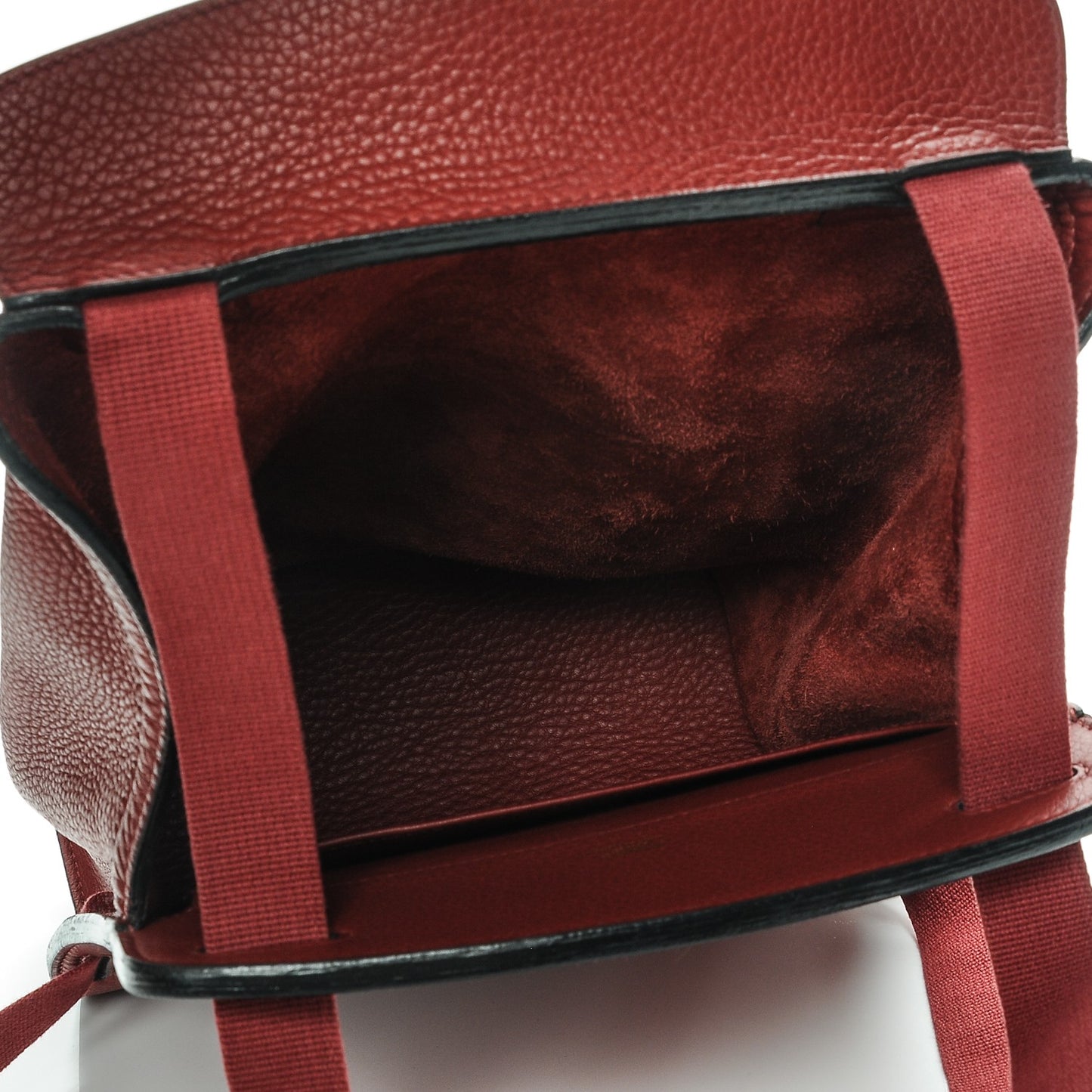 Taurillon Clemence Sherpa Backpack Rouge H