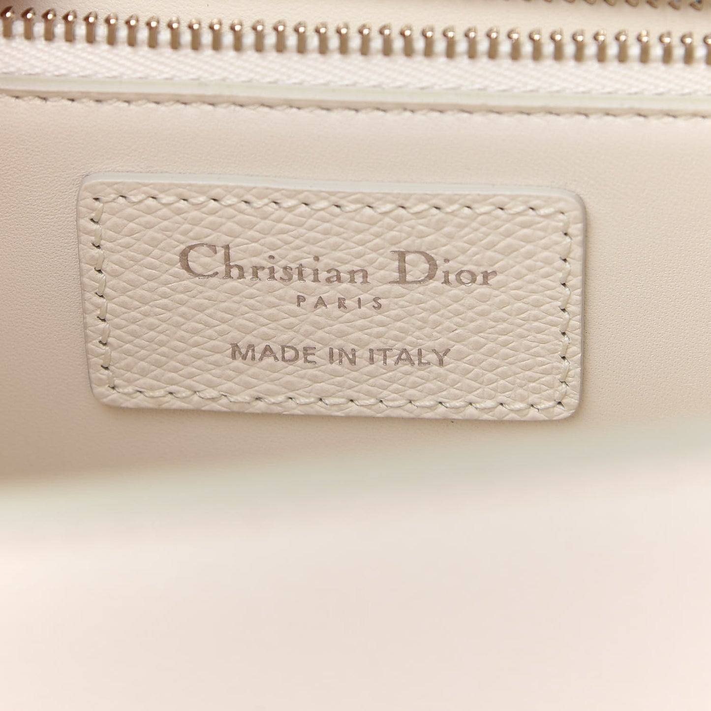 Grained Calfskin 30 Montaigne Chain Flap Bag White