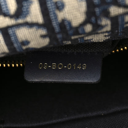 Christian Dior Oblique 30 Montaigne Flap Bag Blue 7 of 10