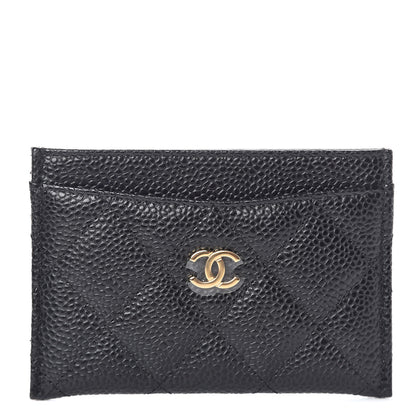 Chanel Caviar Quilted Card Holder Black 1 of 8