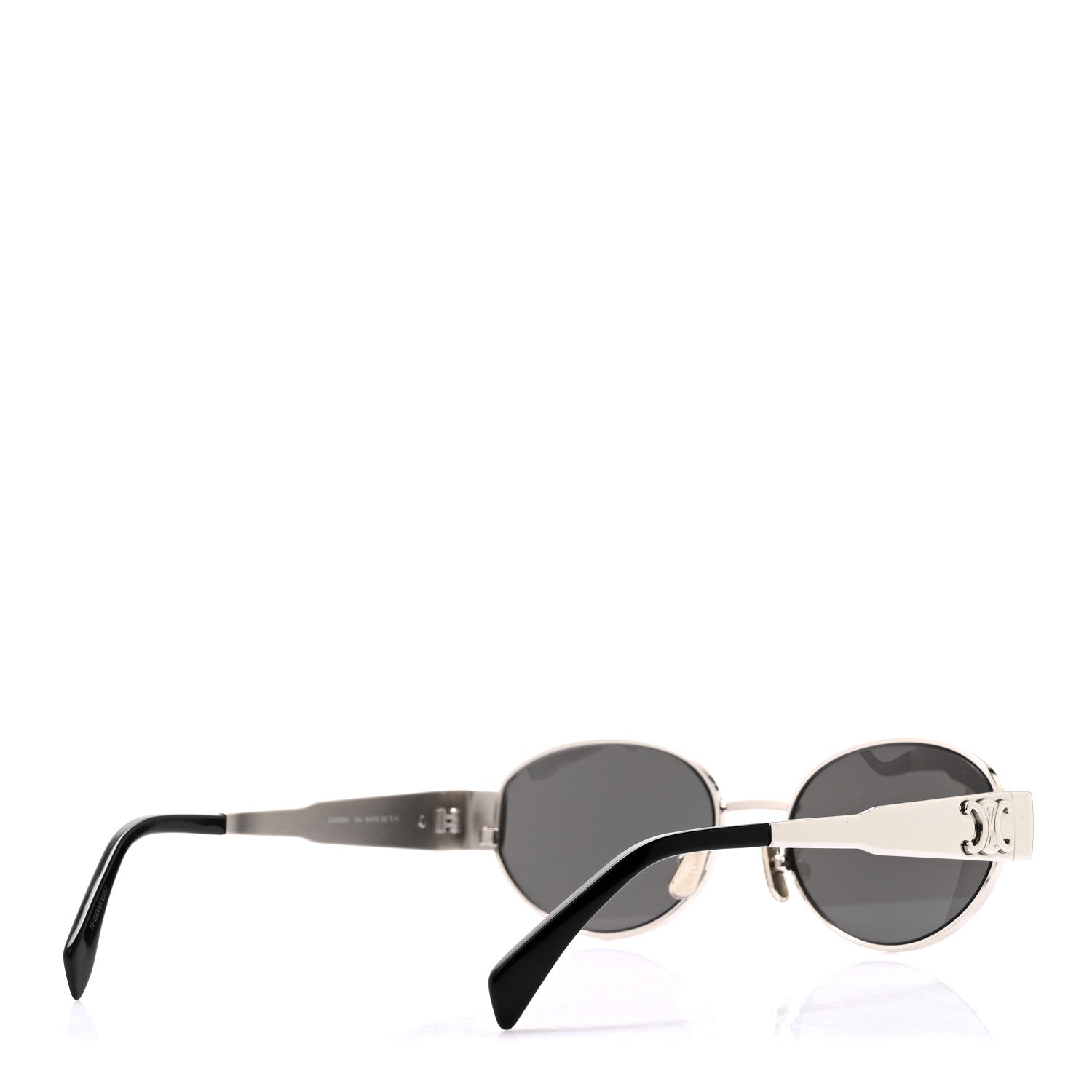 Celine Metal Triomphe 01 Sunglasses CL40235U Silver Black 4 of 7