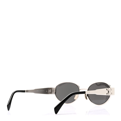 Celine Metal Triomphe 01 Sunglasses CL40235U Silver Black 4 of 7