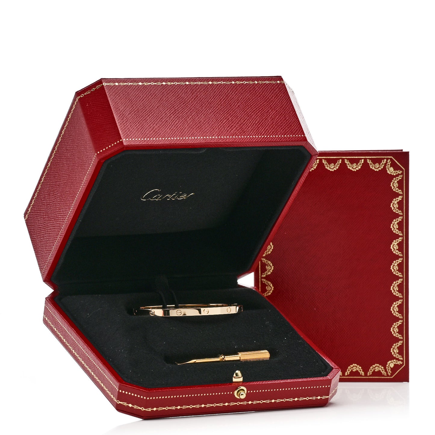 18K Yellow Gold Small LOVE Bracelet 16