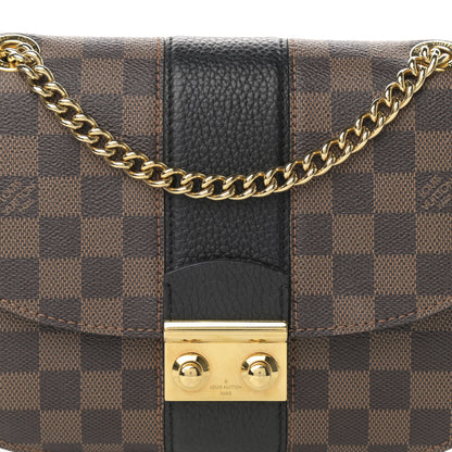 Louis Vuitton Damier Ebene Cuir Taurillon Wight Black 8 of 10