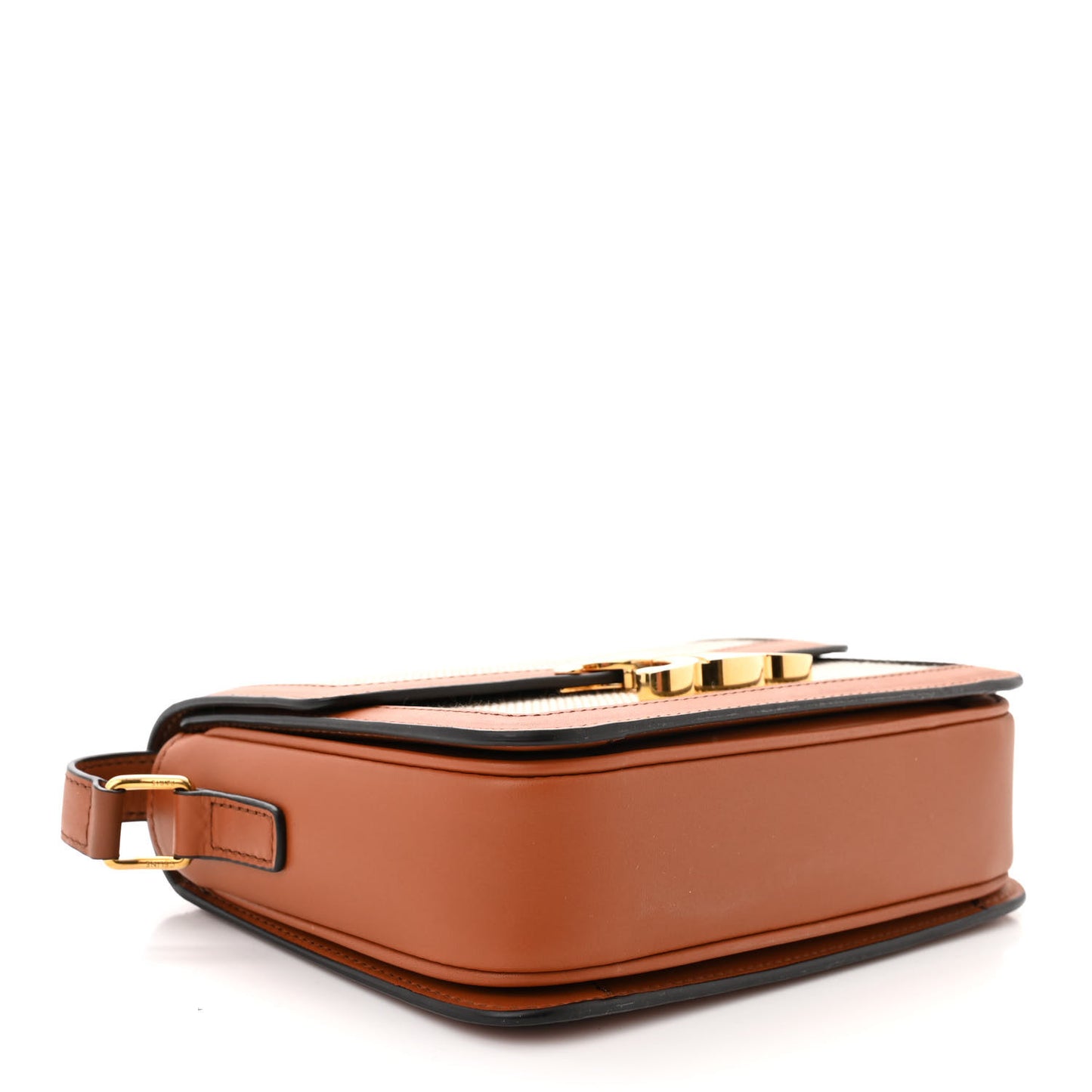 Textile Natural Calfskin Teen Triomphe White Tan