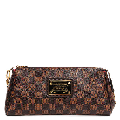Louis Vuitton Damier Ebene Eva Clutch 1 of 9