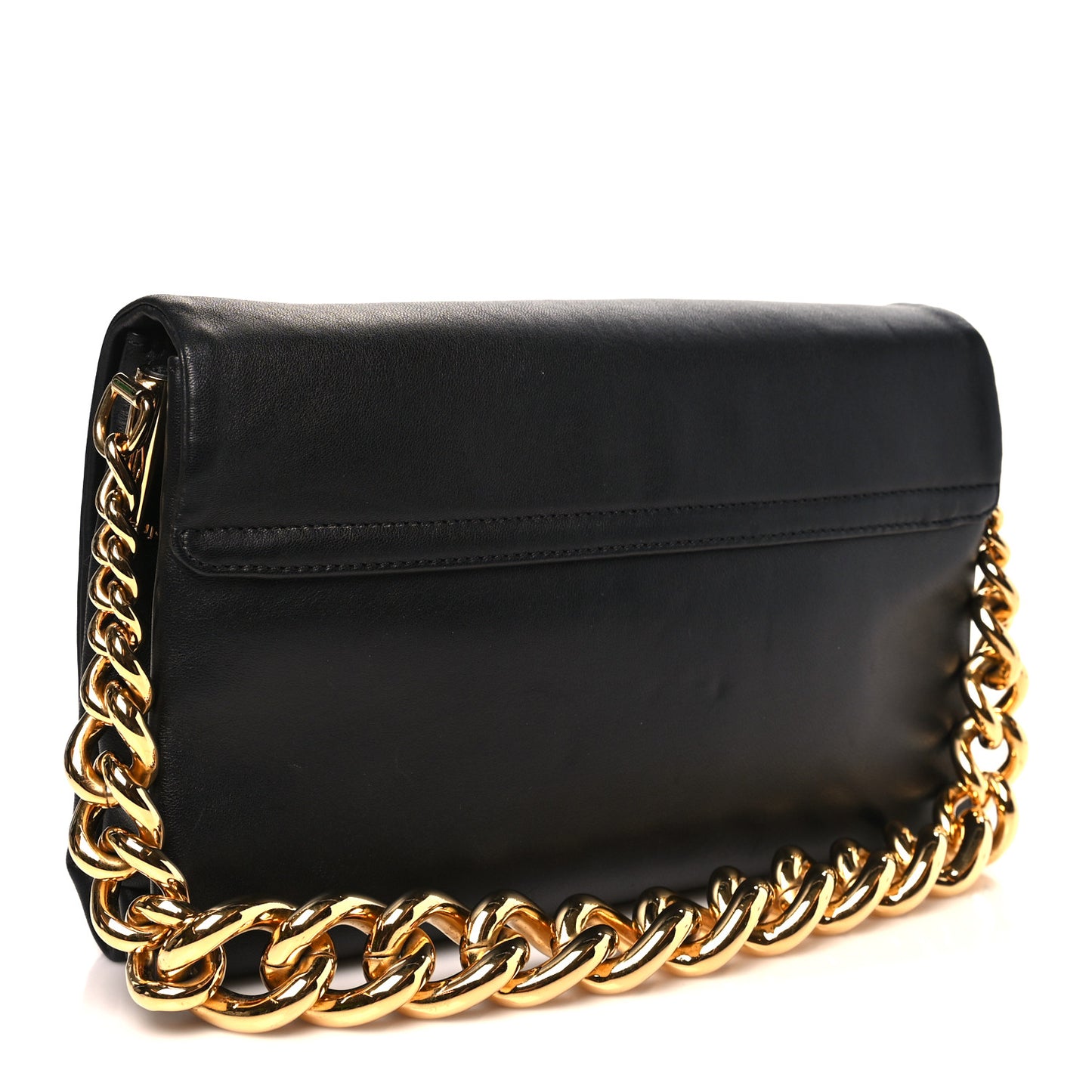 Nappa Palazzo Sultan Shoulder Bag Black