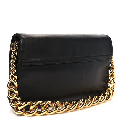 Versace Nappa Palazzo Sultan Shoulder Bag Black 3 of 9