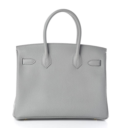 Hermes Togo Birkin 30 Gris Mouette 4 of 33