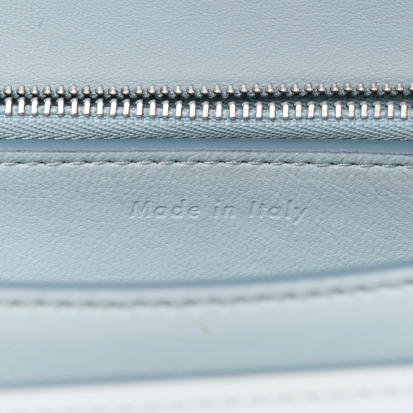 Box Calfskin Medium Classic Box Flap Bag Pale Blue