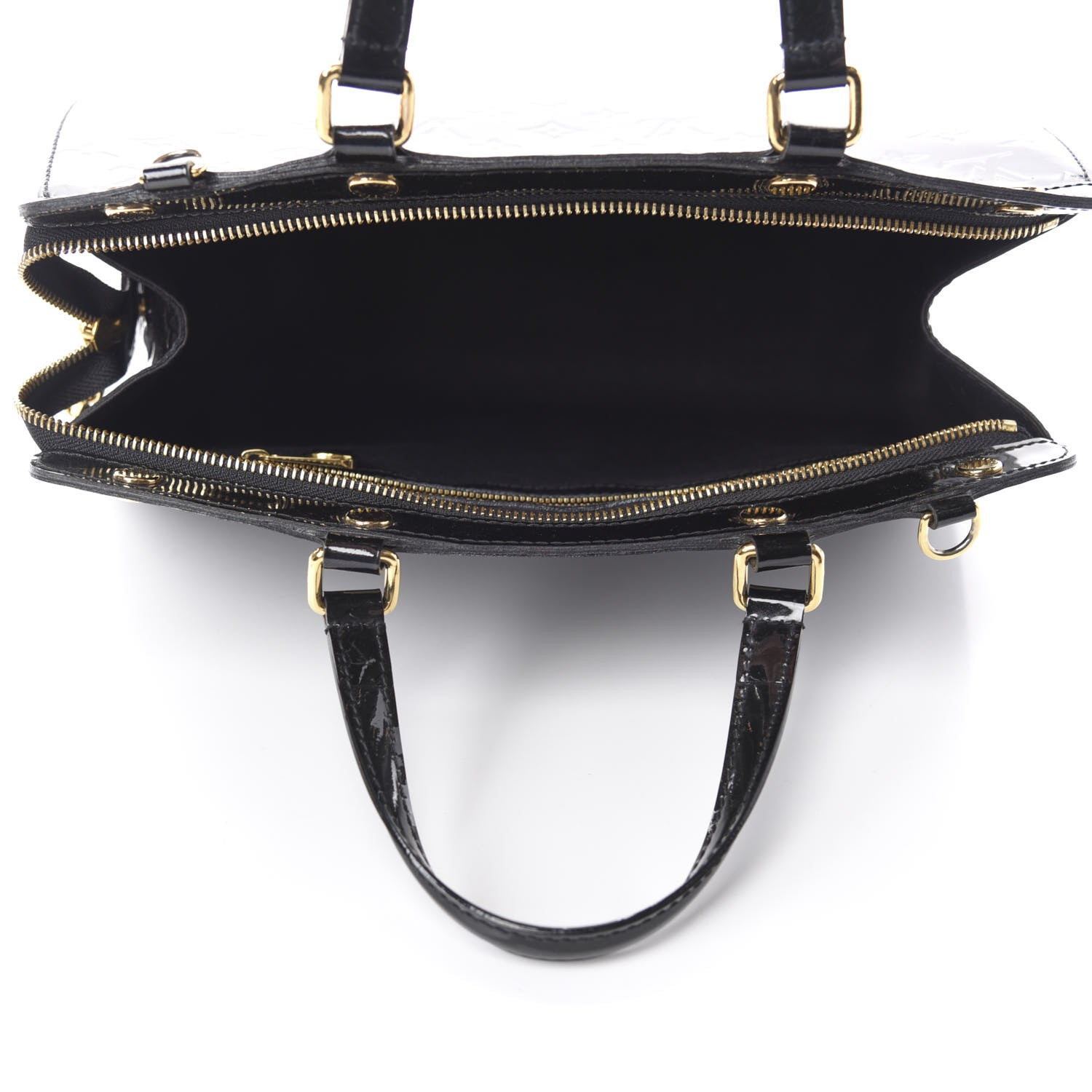 Louis Vuitton Vernis Brea MM Black 5 of 11