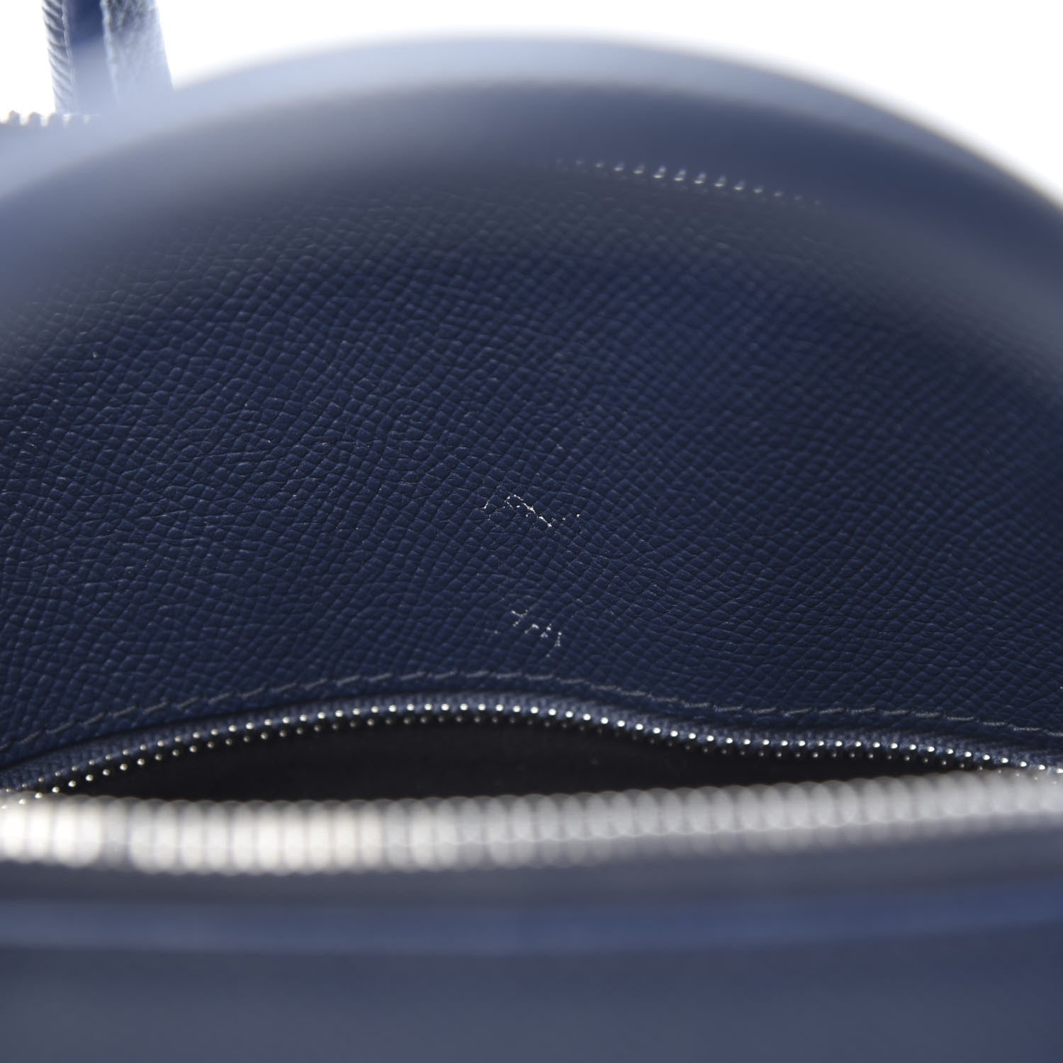 Balenciaga Signature Grained Calfskin Logo S Ville Top Handle Bag Bleu Canopee White 12 of 15