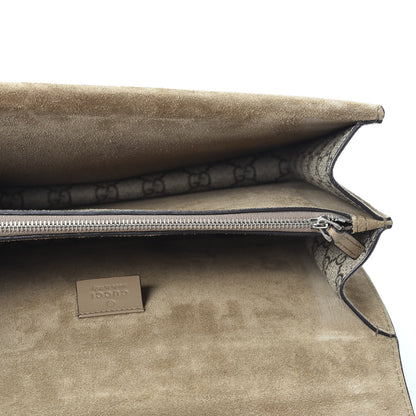 Gucci GG Supreme Monogram Medium Dionysus Shoulder Bag Taupe 4 of 9