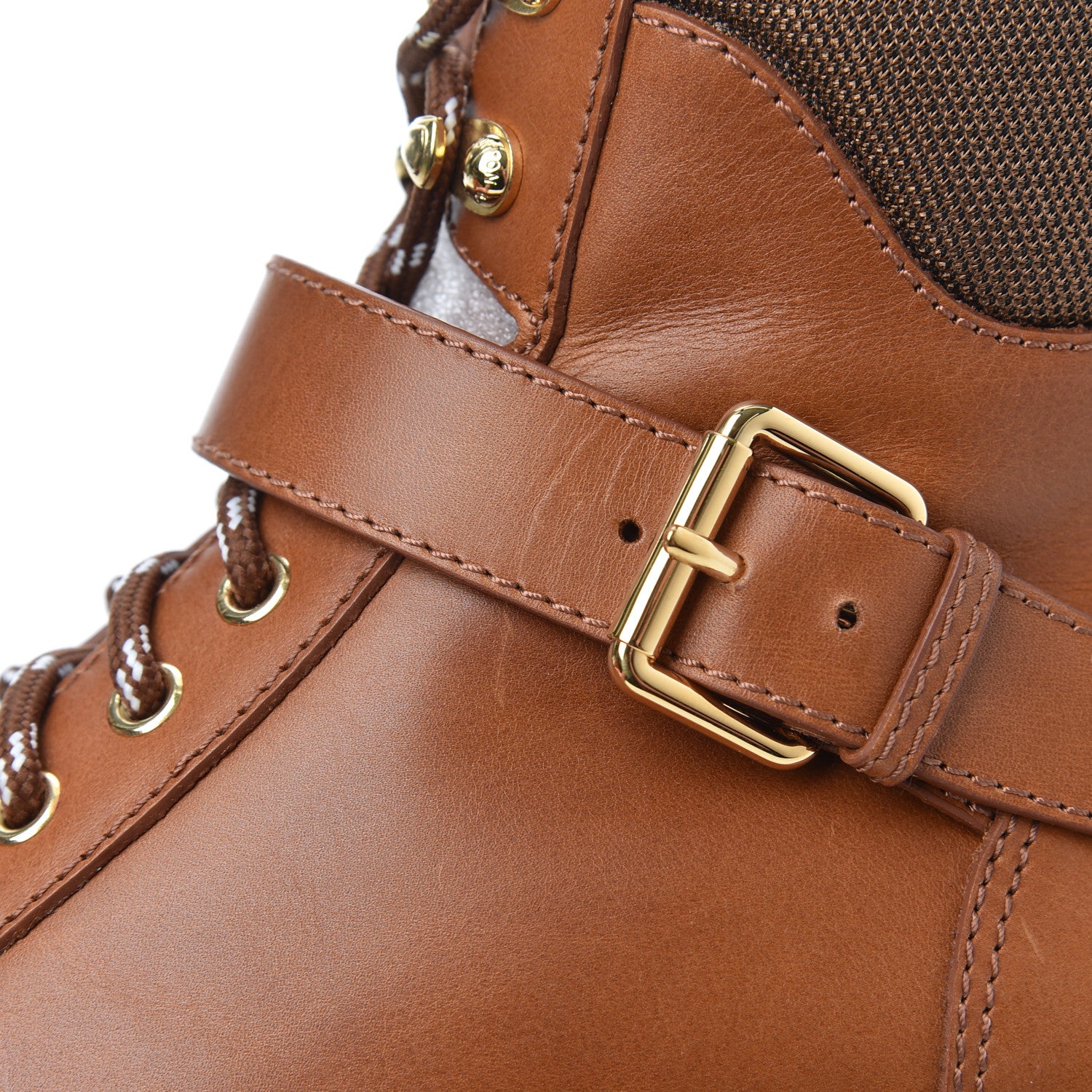 Louis Vuitton Calfskin Territory Ranger Combat Boots 40 Cognac 9 of 13