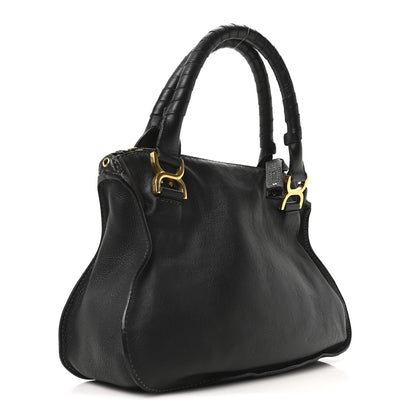 Chloe Calfskin Medium Marcie Satchel Black 3 of 10