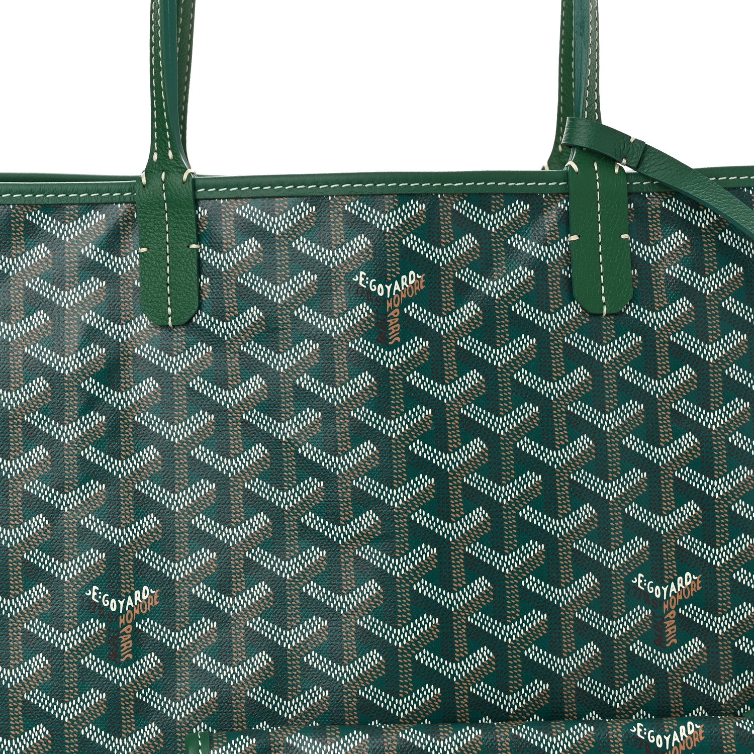 Goyard Goyardine Saint Louis PM Green 8 of 10