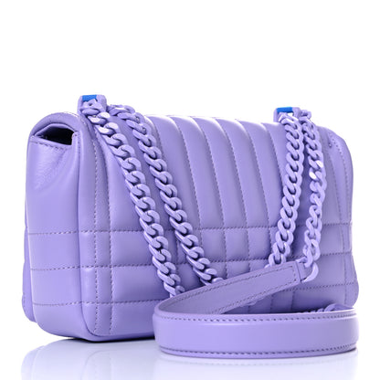 Burberry Lambskin Quilted Small Lola Bag Soft Violet 3 of 10