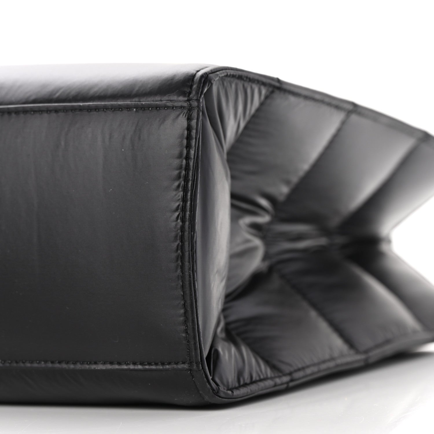 Telfar Nylon Medium Puff Shopping Bag Black 9 of 9
