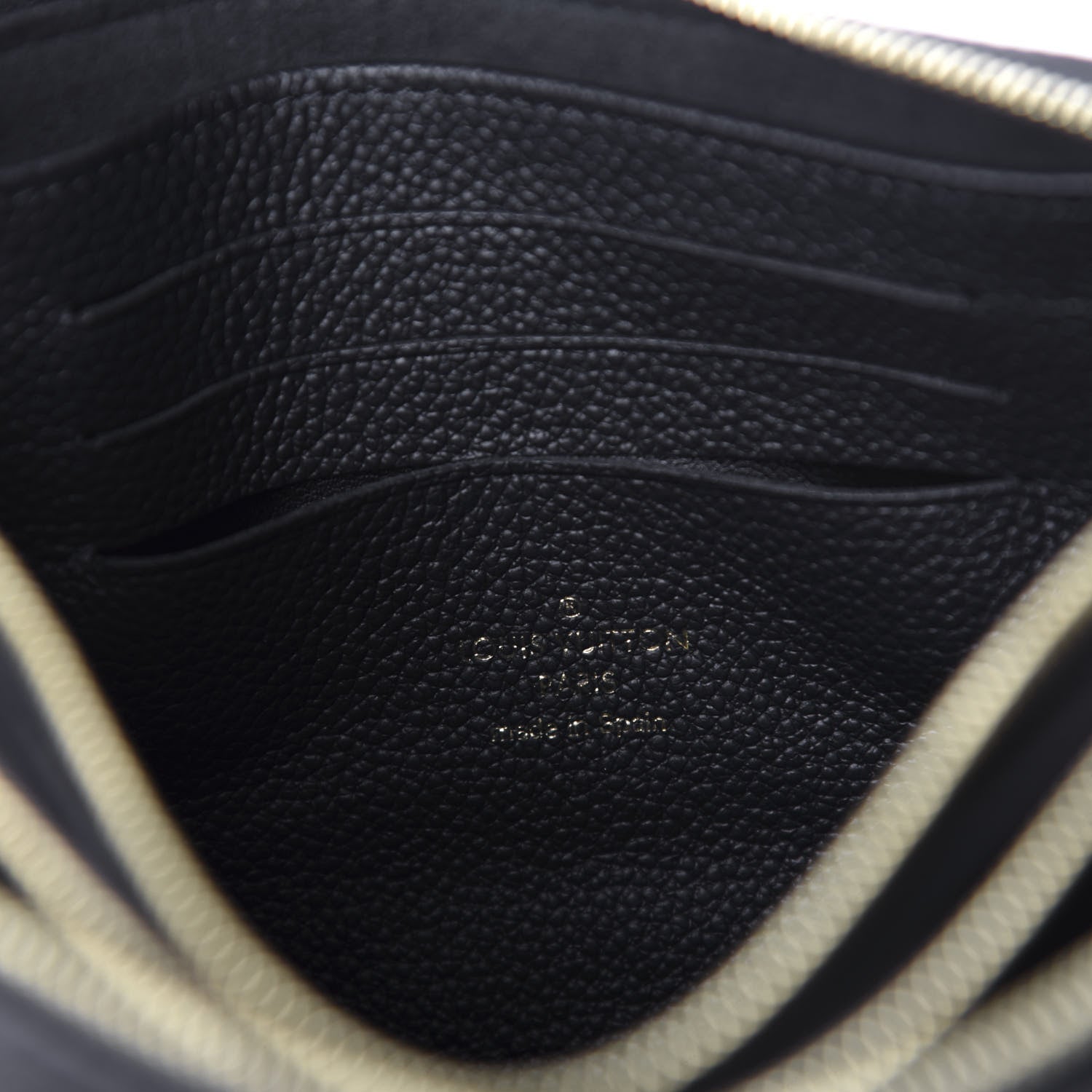 Louis Vuitton Empreinte Double Zip Pochette Black 8 of 11