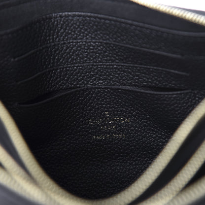 Louis Vuitton Empreinte Double Zip Pochette Black 8 of 11