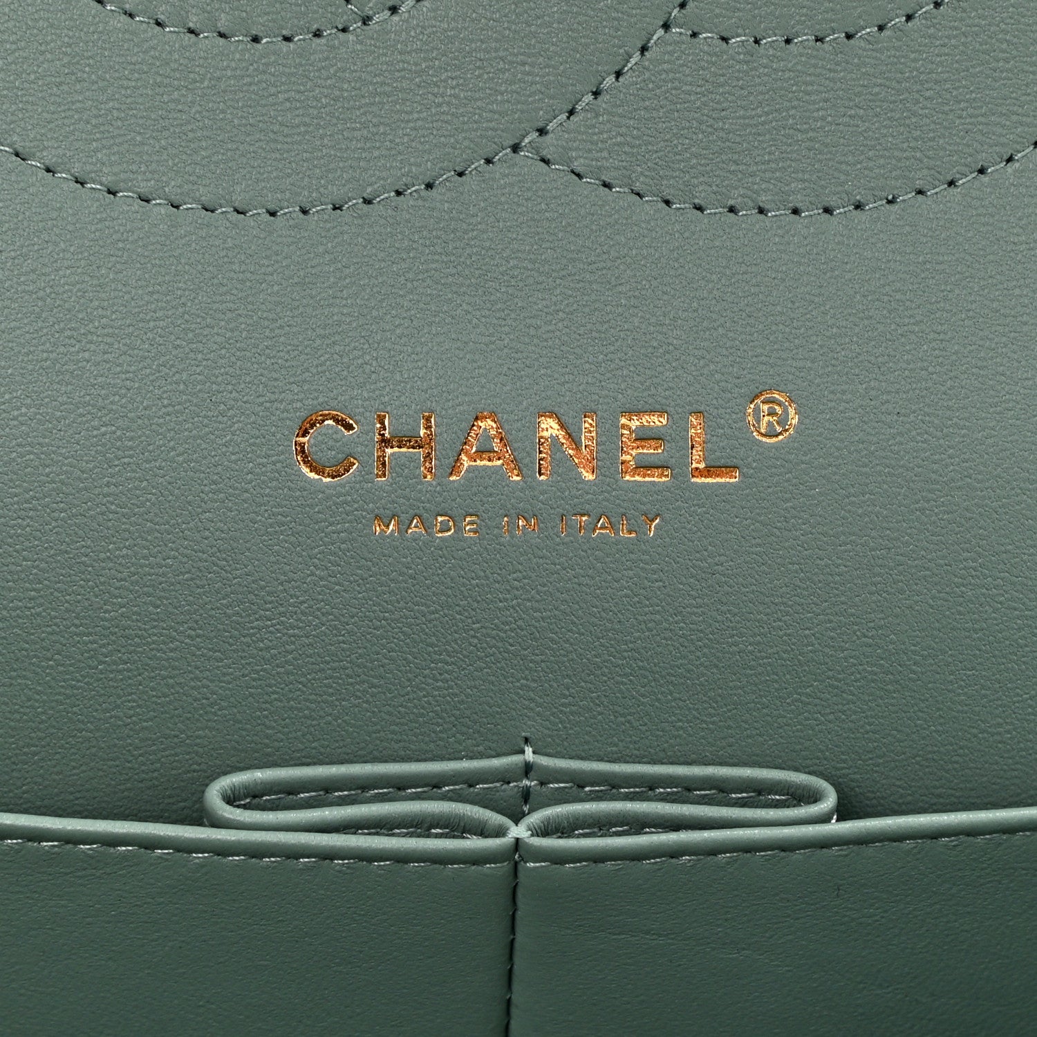 Chanel Caviar Quilted Jumbo Double Flap Dark Green 6 of 11