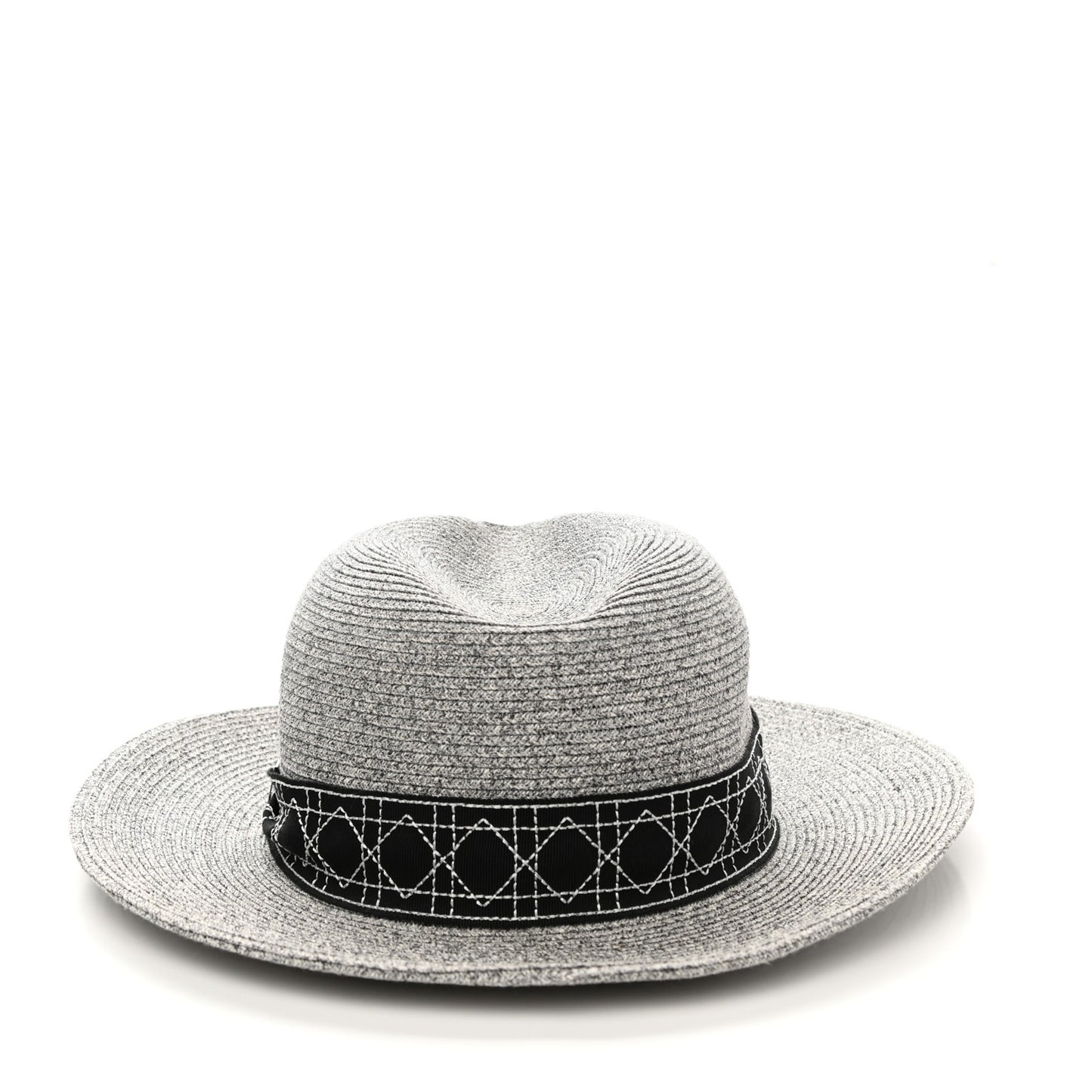 Paper Woven Hat 57 Grey
