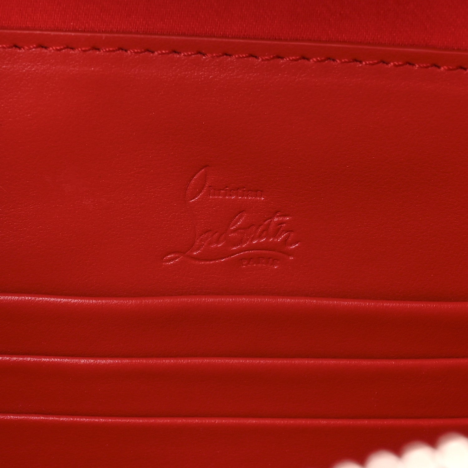 Christian Louboutin X SHUN SUDO Calfskin Button Flower Loubifunk Sling Bag White Multicolor 6 of 9