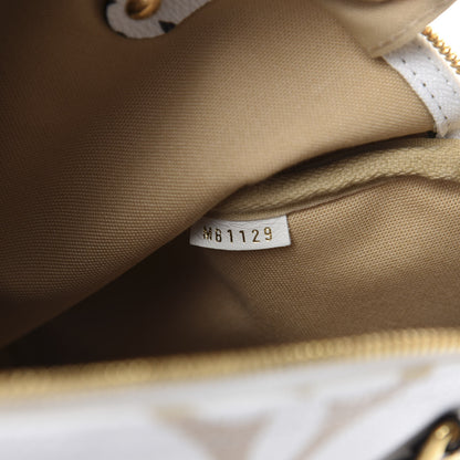 Louis Vuitton Monogram Giant Speedy Bandouliere 30 Kaki Beige 9 of 11