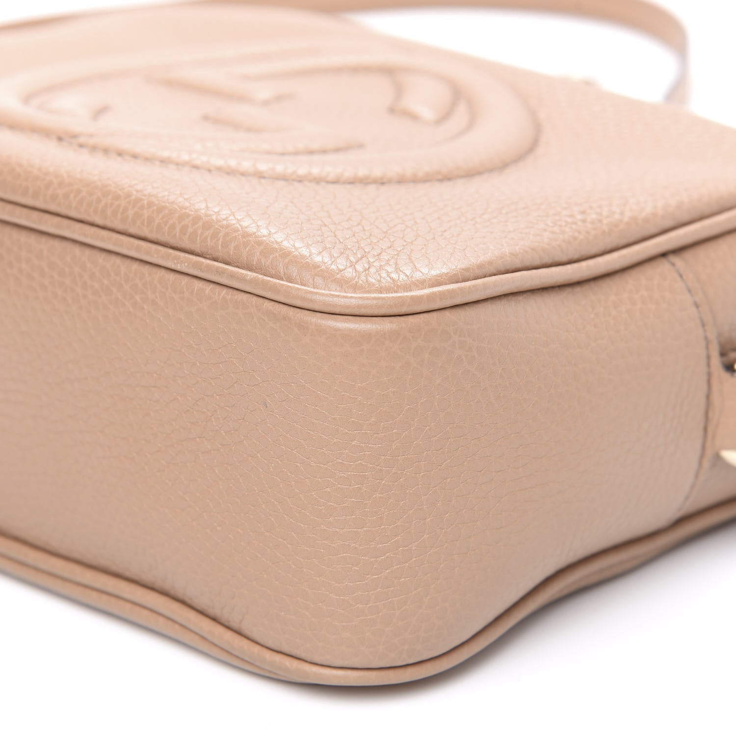 Gucci Pebbled Calfskin Small Soho Disco Bag Rose Beige 11 of 11