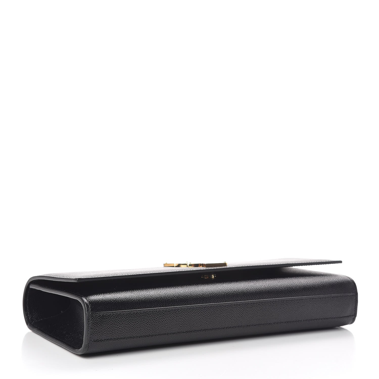 Saint Laurent Grain De Poudre Monogram Cassandre Clutch Black 4 of 8