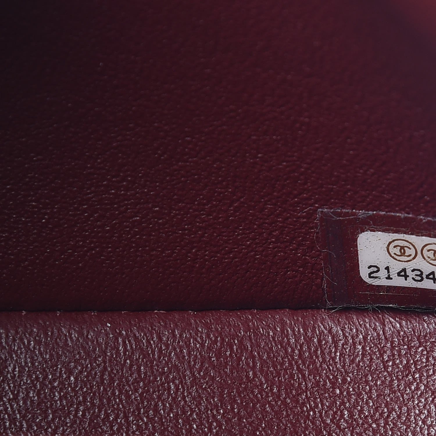 Chanel Caviar Quilted Mini Rectangular Flap Burgundy 7 of 8