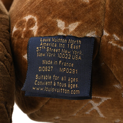 Louis Vuitton Velvet Calfskin Monogram DouDou Teddy Bear Natural 6 of 8