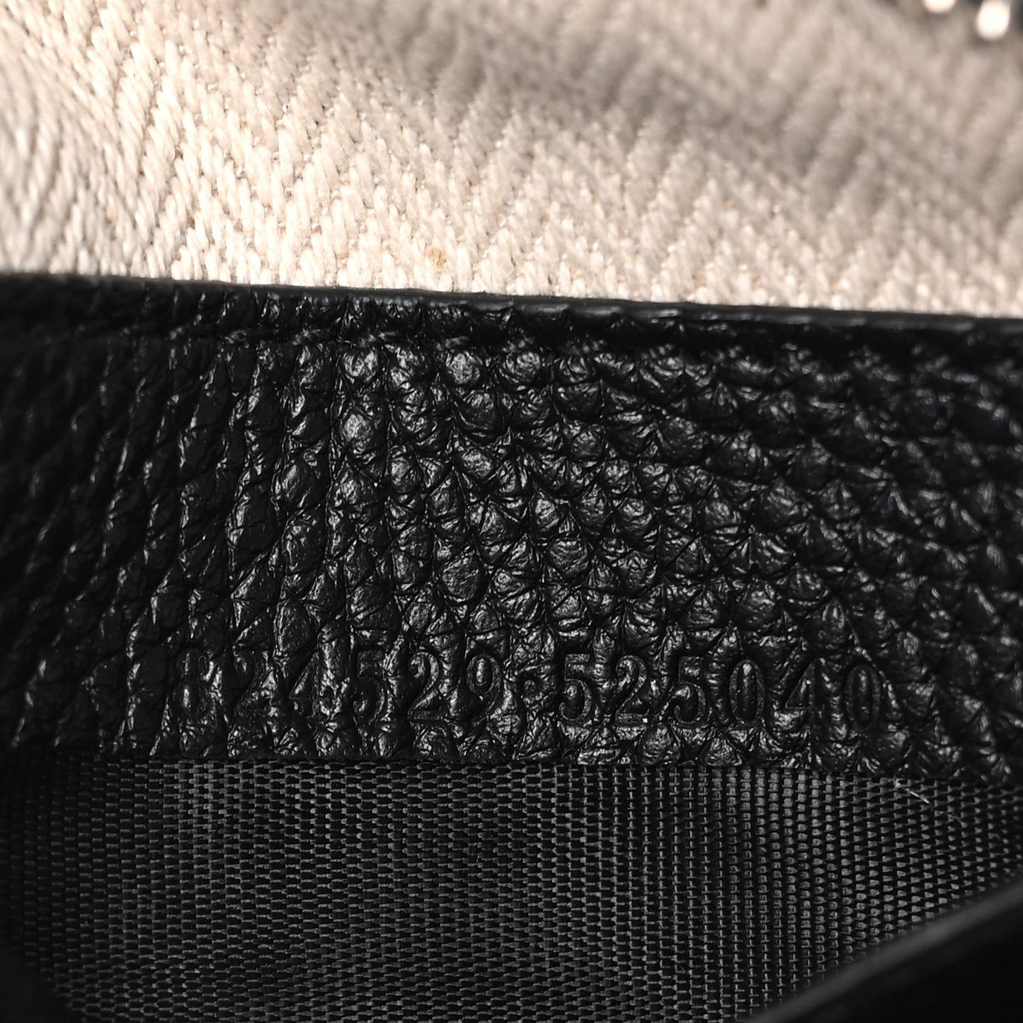 Pebbled Calfskin Mini B Shoudler Bag Black