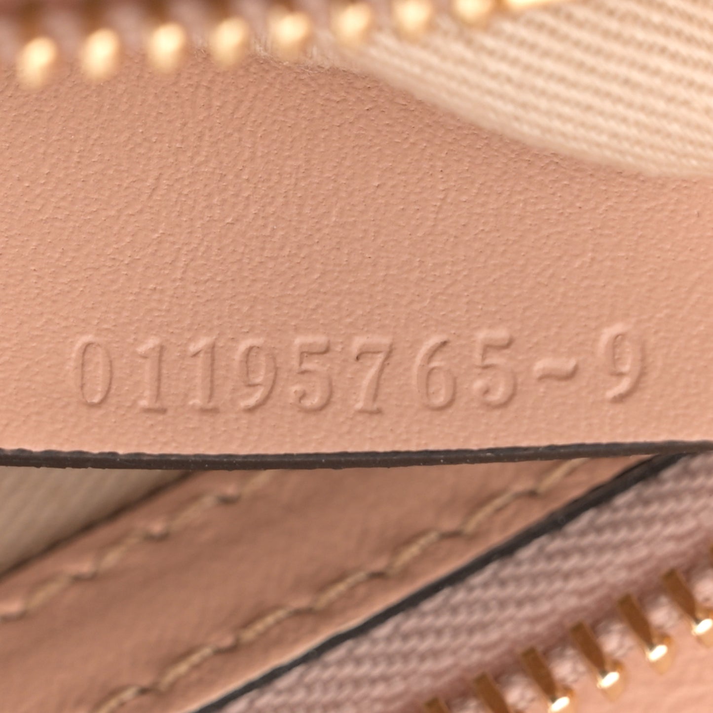 Calfskin Crocodile Embossed Small C Double Carry Autumnal Brown