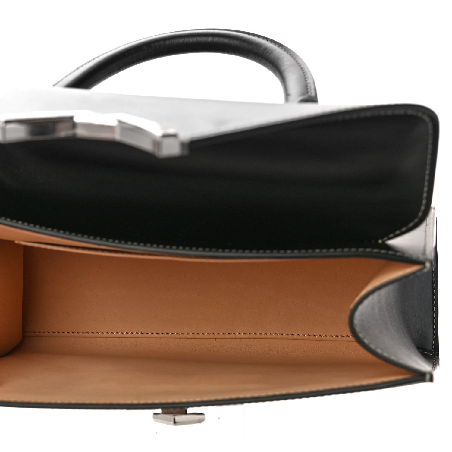 Moynat Box Calfskin Gabrielle PM Black 7 of 9