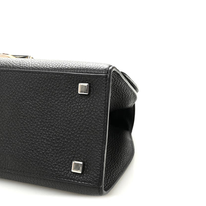 Moynat Taurillon Blush Rejane MM Black 9 of 9