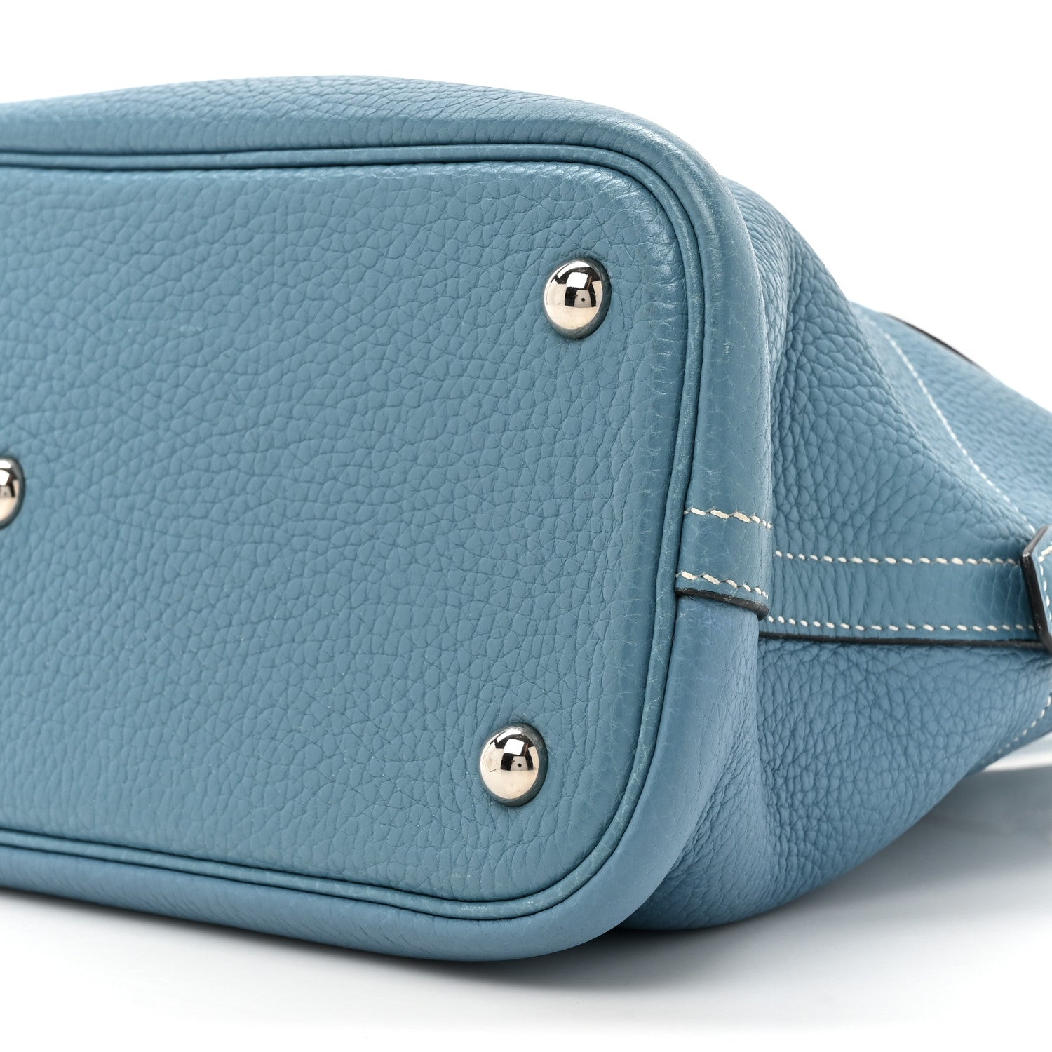Hermes Taurillon Clemence Bolide 31 Blue Jean 9 of 17