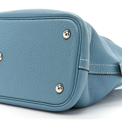 Hermes Taurillon Clemence Bolide 31 Blue Jean 9 of 17