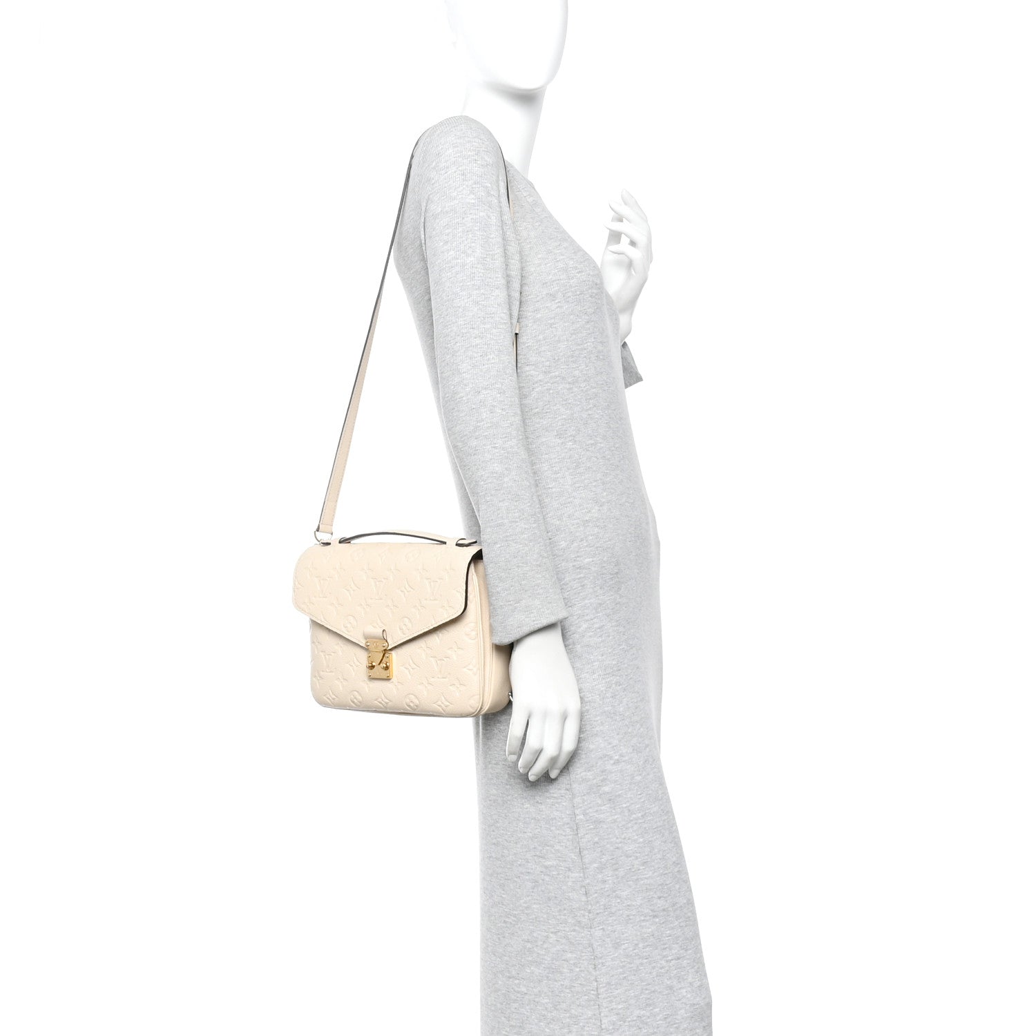 Louis Vuitton Empreinte Pochette Metis Creme 2 of 12