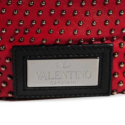 Valentino Garavani Nappa Studded 360 Bow Hobo Red 8 of 8