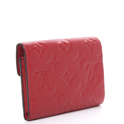 Louis Vuitton Empreinte Victorine Wallet Scarlet 2 of 7