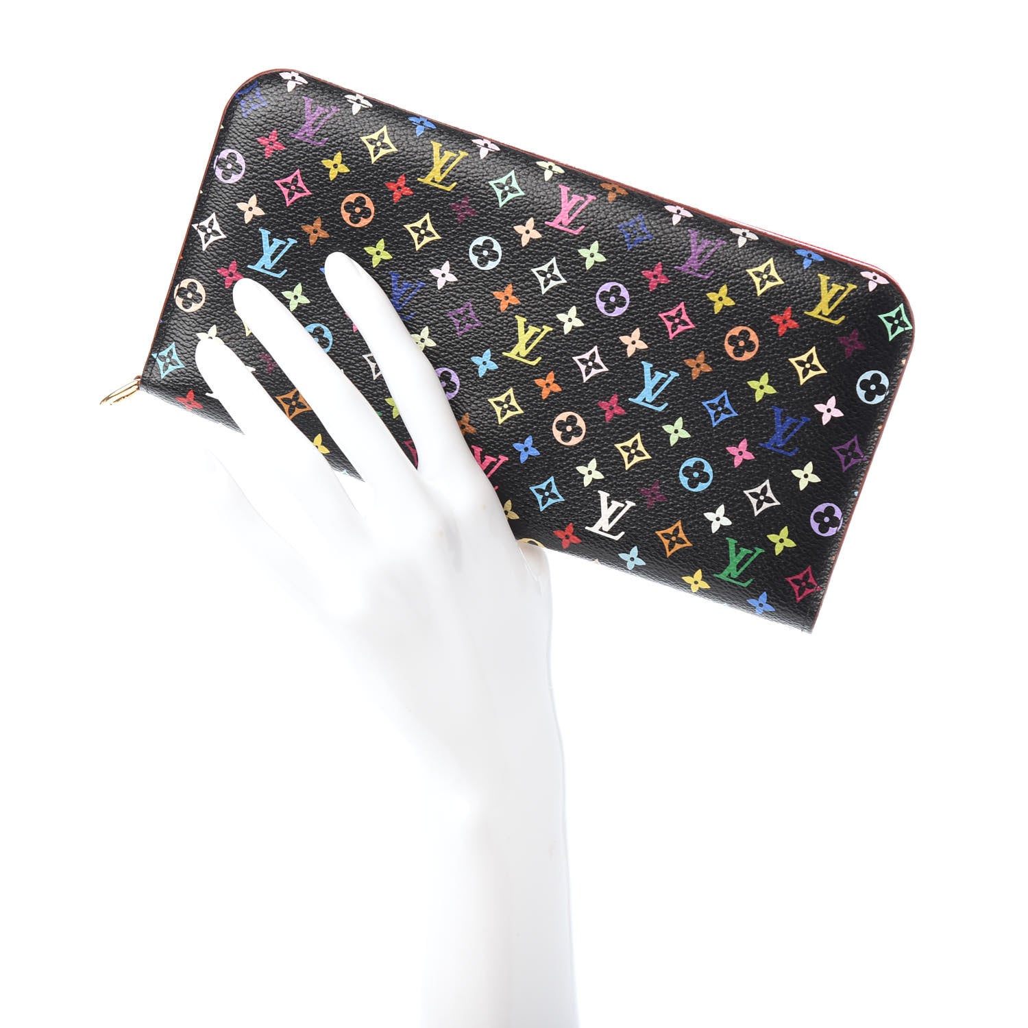 Louis Vuitton Monogram Multicolor Insolite Wallet Black Grenade 4 of 15