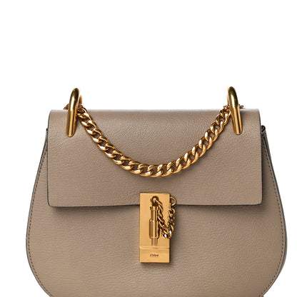 Chloe Grained Lambskin Drew Shoulder Bag Motty Grey 6 of 12