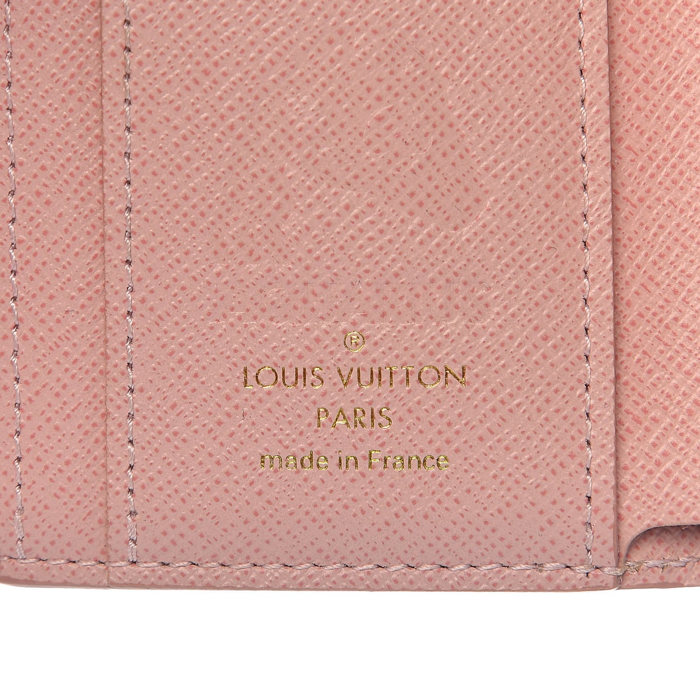 Damier Azur Studded Zoe Wallet Rose Ballerine