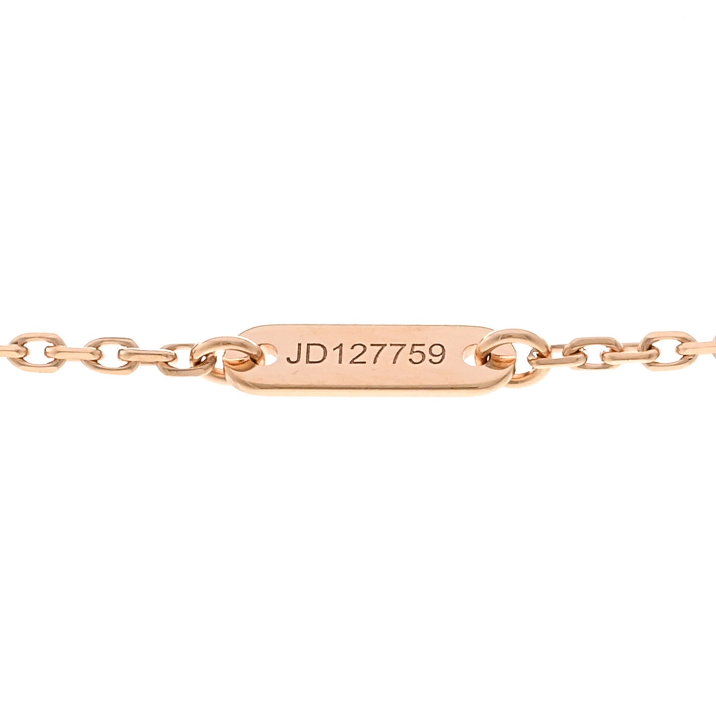 18K Rose Gold Carnelian Sweet Alhambra Heart Pendant Necklace