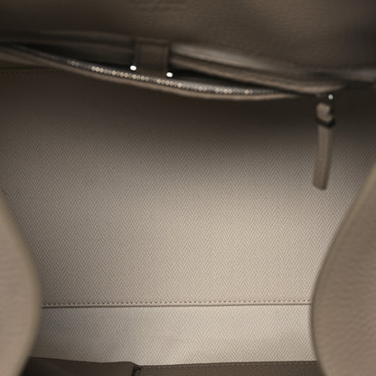 The Row Matte Grained Calfskin Soft Margaux 15 Dark Taupe 5 of 9